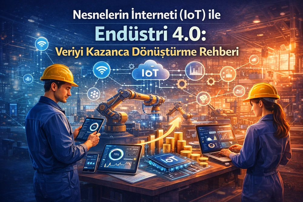 Nesnelerin İnterneti (IoT) ile Endüstri 4.0: Veriyi Kazanca Dönüştürme Rehberi